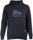 Piste et pelouse - XO267U Ouaté à capuchon unisexe - DTF. DTF-2414 (AV) OU DTF-2415 (AV) + ECC. ENCF566o (PLIÉ SUR POCHE)