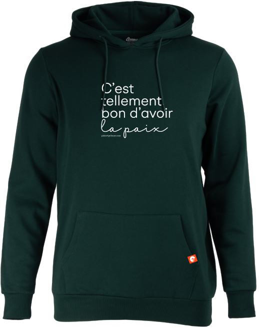 Piste et pelouse - XO267U Ouaté à capuchon unisexe - DTF. DTF-2414 (AV) OU DTF-2415 (AV) + ECC. ENCF566o (PLIÉ SUR POCHE)
